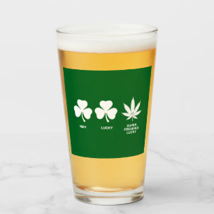 St. Patricks Lustige Party für Männer  Glas