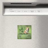 St Patricks - Me Lucky Charm - Corgi - Owen Magnet (In Situ (Geschirrspüler))