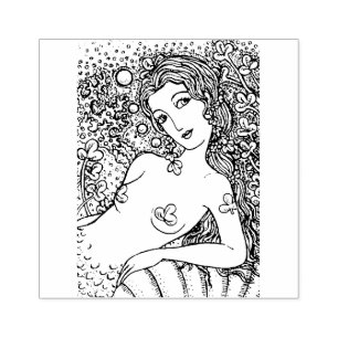 ST. PATRICK'S MERMAID IN IRISCHEM MEER, FANTASY SI GUMMISTEMPEL