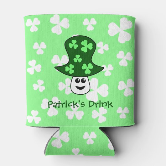 St. Patrick's Mushroom Can Cooler Dosenkühler (Rückseite)