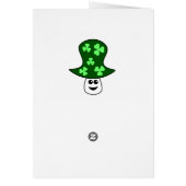 St. Patrick's Mushroom Card (Hinten)