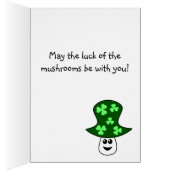 St. Patrick's Mushroom Card (Innen (Rechts))