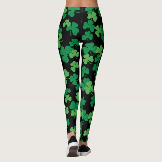 St. Patricks-Muster Leggings (Rückseite)