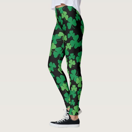 St. Patricks-Muster Leggings (Links)