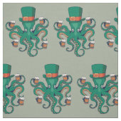 St Patricks Octopus Stoff (Muster)