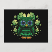 St. Patrick's Owl Postkarte (Vorderseite)