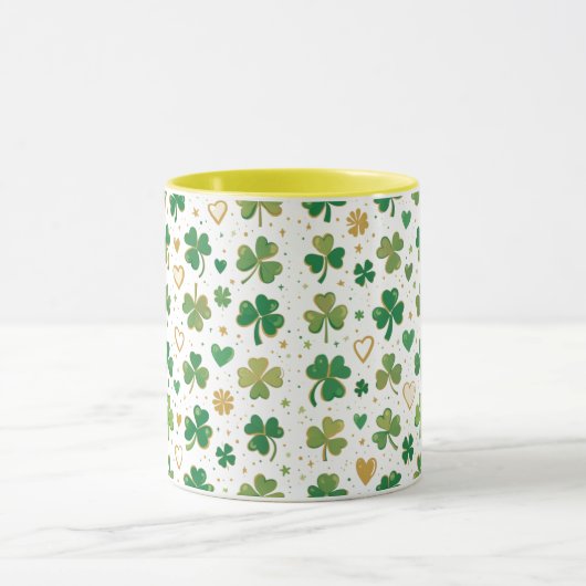 St. Patrick's Pattern Tasse (Zentrum)