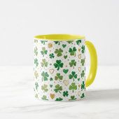 St. Patrick's Pattern Tasse (VorderseiteRechts)