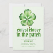 St. Patrick's Patty Geburtstagsparty Einladung (Vorderseite)