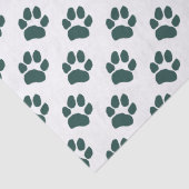 St. Patrick's Paw Print Seidenpapier (Detail)