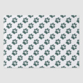St. Patrick's Paw Print Seidenpapier (Vorderseite)