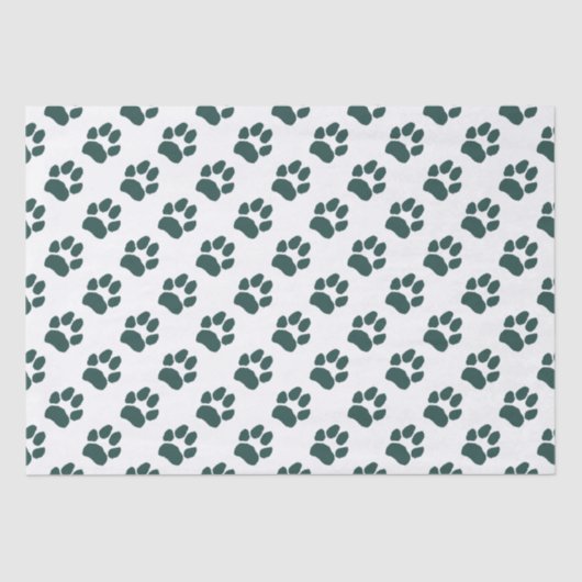 St. Patrick's Paw Print Seidenpapier (Vorderseite)