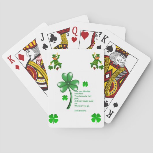 St. Patrick's Play Card Deck Spielkarten (Rückseite)