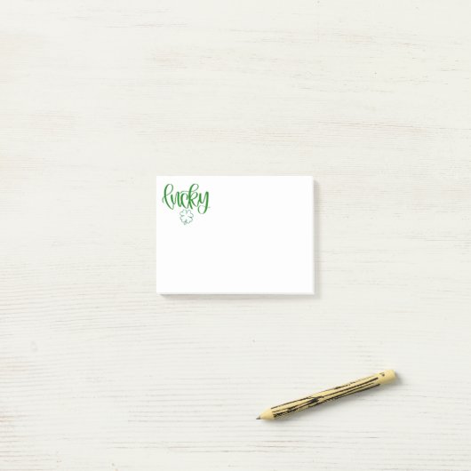St. Patricks Post-it Klebezettel (Auf Schreibtisch)