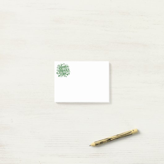 St. Patricks Post-it Klebezettel (Auf Schreibtisch)