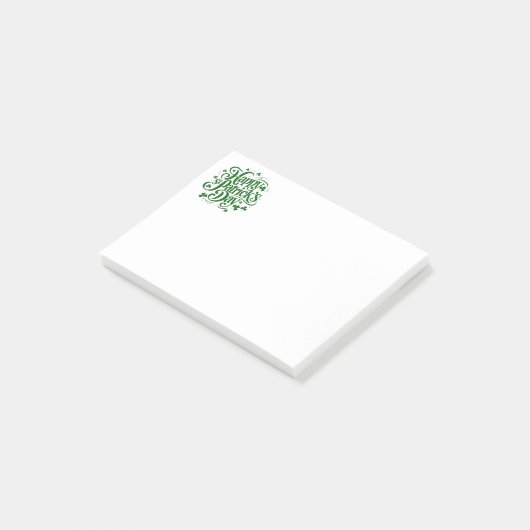St. Patricks Post-it Klebezettel (angewinkelt)