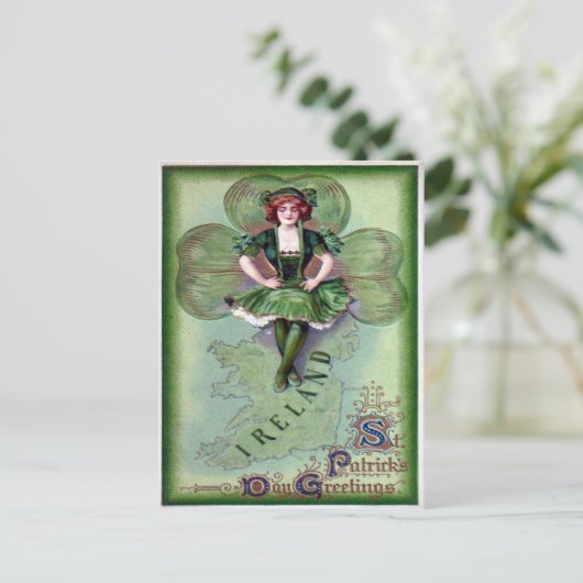 St Patrick's Postcard Postkarte (Stehend Vorderseite)