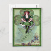 St Patrick's Postcard Postkarte (Vorne/Hinten)