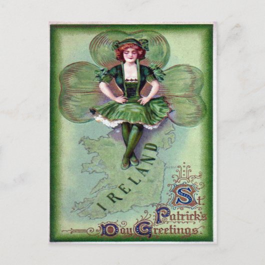 St Patrick's Postcard Postkarte (Vorderseite)