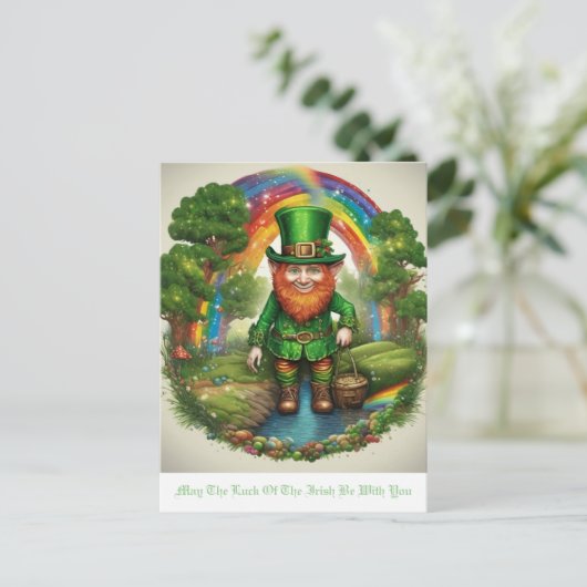 St. Patricks Postkarte (Stehend Vorderseite)