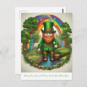 St. Patricks Postkarte (Vorne/Hinten)