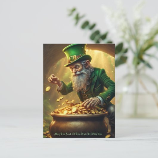 St. Patricks Postkarte (Stehend Vorderseite)