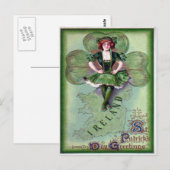 St. Patricks Postkarte (Vorne/Hinten)