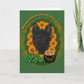 St Patricks - Pot of Gold - Cairn Terrier - Rosco Karte (Vorderseite)