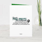 St Patricks - Pot of Gold - Labrador - Black-Gage Karte (Rückseite)