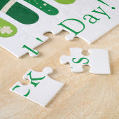 St. Patrick's Rainbow | Happy Whimsical Kleeblatt Puzzle (Seite)