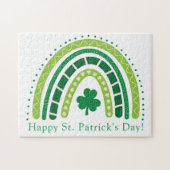St. Patrick's Rainbow | Happy Whimsical Kleeblatt Puzzle (Horizontal)