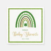 St. Patrick's Rainbow Irish Baby Shower Serviette (Vorderseite)