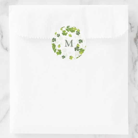 St. Patrick's Runder Aufkleber (Tasche)