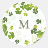 St. Patrick's Runder Aufkleber (Vorderseite)