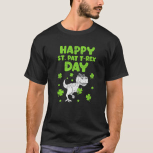 St Patricks Saint Pat T Rex Dinosaurs Funny St. Pa T-Shirt
