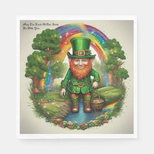 St. Patricks Serviette (Vorderseite)