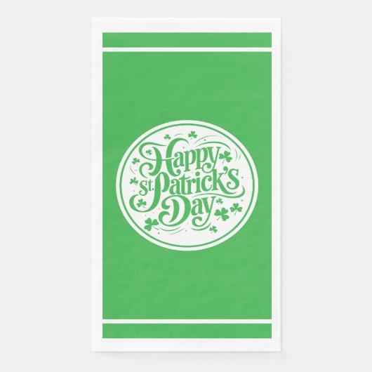 St. Patrick's  Serviette (Vorderseite)