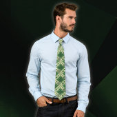 St Patrick's Shamrocks n Intertwined Celtic Knots Krawatte