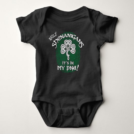 St Patricks Shenanigans ist es in meiner DNS schwa Baby Strampler (Vorderseite)