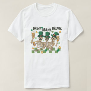 St. Patrick's Skeleton Party T-Shirt