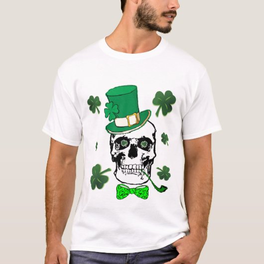St. Patrick's Skull T - Shirt (Vorderseite)