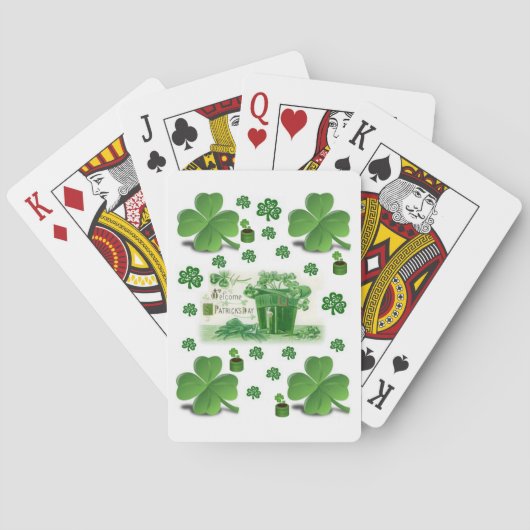 St. Patrick's Spielkarten-Deck Spielkarten (Rückseite)