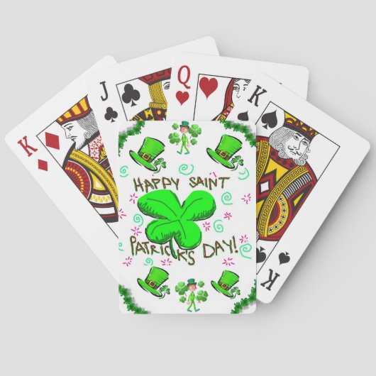 St. Patrick's Spielkarten-Deck Spielkarten (Rückseite)