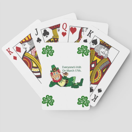 St. Patrick's Spielkarten-Deck Spielkarten (Rückseite)