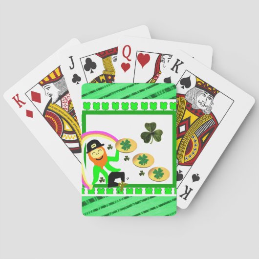 St. Patrick's Spielkarten-Deck Spielkarten (Rückseite)