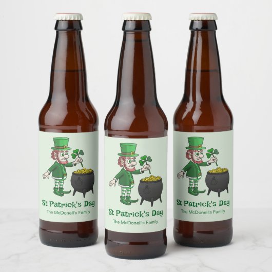 St. Patricks Tag Bierflaschenetikett (Flaschen)