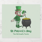 St. Patricks Tag Bierflaschenetikett (Einzelnes Label)
