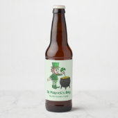 St. Patricks Tag Bierflaschenetikett (Vorderseite)