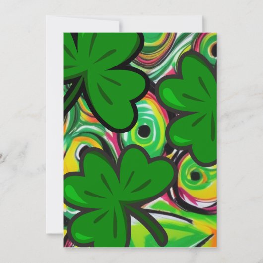 St. Patricks Tag Feiertagskarte (Vorderseite)