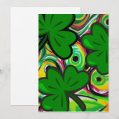 St. Patricks Tag Feiertagskarte (Vorne/Hinten)